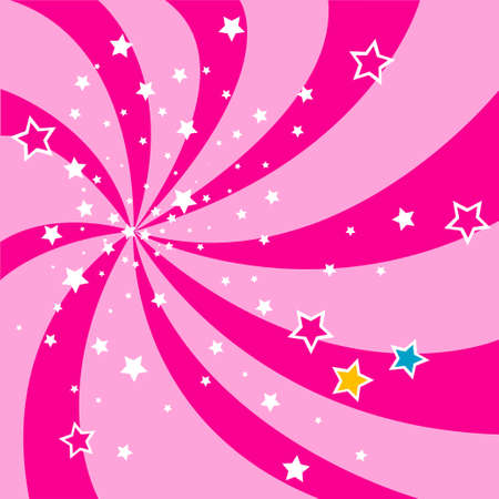 pink stars backgroundのイラスト素材