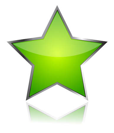 green star iconのイラスト素材
