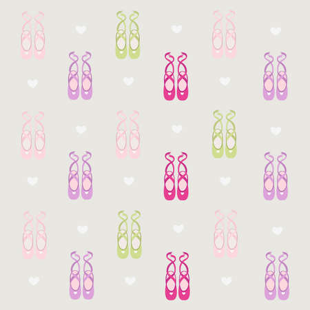 ballerina shoes background のイラスト素材