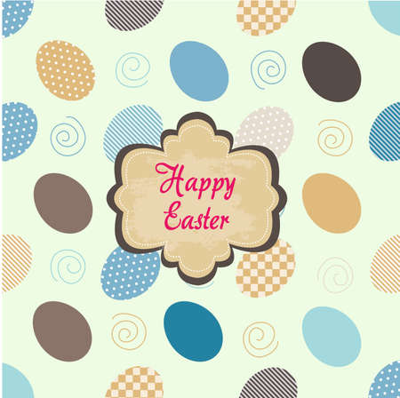 Easter cardのイラスト素材