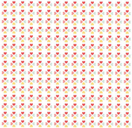 Seamless hearts pattern, wallpaper
