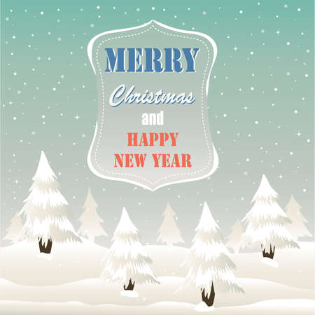 Christmas greeting cardのイラスト素材