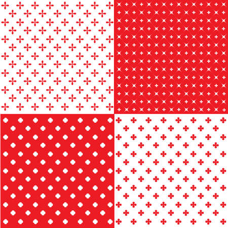 Set of seamless patternsのイラスト素材