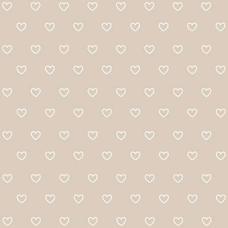 Seamless white hearts, Valentine's day cardのイラスト素材
