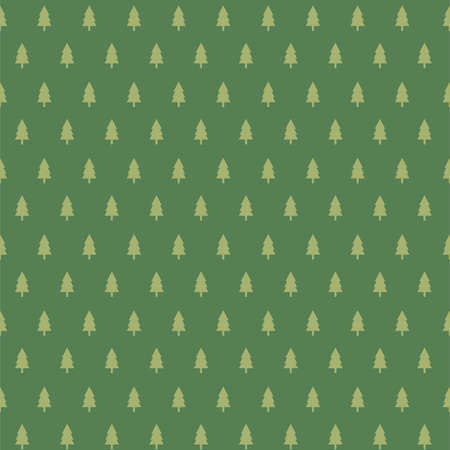 Seamless pattern with Christmas treesのイラスト素材