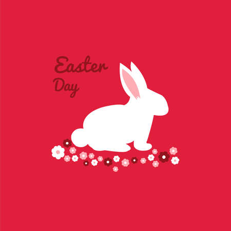 Happy Easter greeting card vector imageのイラスト素材