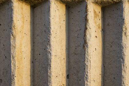 Evening sunset photo of old outside concrete structure.の写真素材