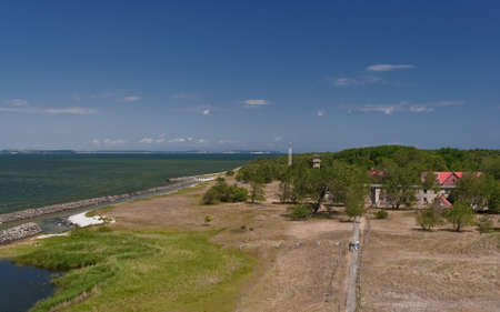 island Ruden at Greifswalder Bodden, Baltic Sea, Germanyの写真素材