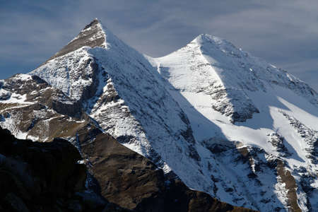 landscape at GroÃglocknergroup, national park Hohe Tauernの写真素材