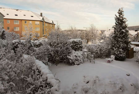 Winter in the town {city} のeditorial素材