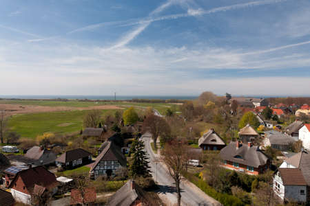 Wustrow in the fish country,  Germany のeditorial素材