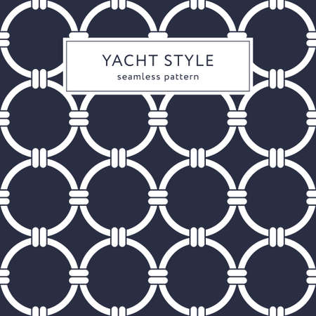 Geometric elegant seamless pattern. Yacht style design. Abstract background decoration.のイラスト素材