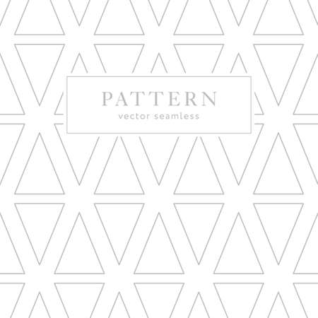 Simple seamless pattern with triangles. Light collection. Textured background design. Template for...