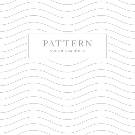 Geometric waves seamless pattern. Light collection. Abstract textured background design. Vector illustration for minimalist design. Modern elegant wallpaper.のイラスト素材