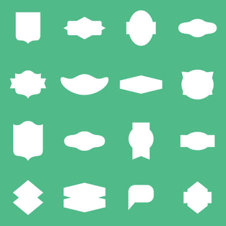 Vector labels and frames seamless pattern. Vector design elements for packaging, identity, flyer, poster, paper and covers.のイラスト素材