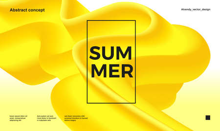 Trendy design template with fluid and liquid shapes. Abstract gradient backgrounds. Applicable for covers, websites, flyers, presentations, banners. Vector illustration. Eps10のイラスト素材