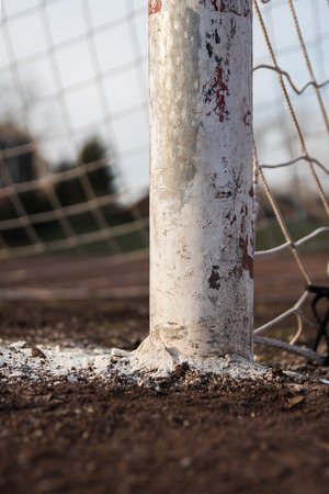 soccer goalの写真素材