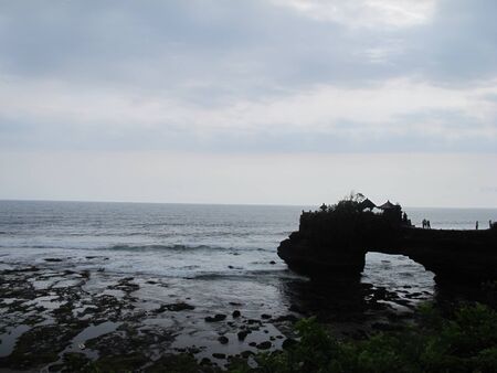 Pura Tanah Lot, baliの写真素材