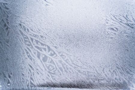 ice pattern on glassの写真素材