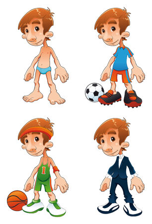 Type of Dressesのイラスト素材