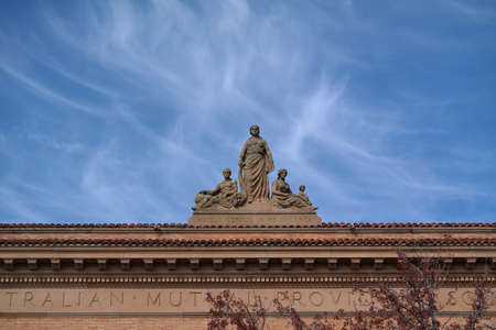 Statue Skyの写真素材