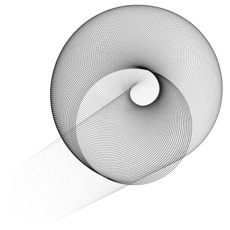 Continuous line sunflower logo. Sunflower single line vector illustrationのイラスト素材