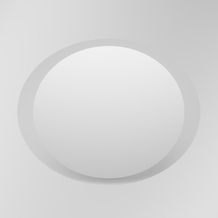 White frame design. Abstract 3D circle backdrop for cosmetic product. Luxury geometric background with copy space. top viewの写真素材