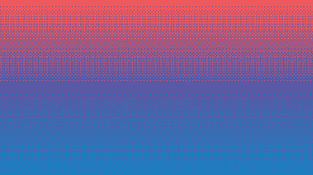 Pixel art neon colored gradient background. Dithering vector illustration.のイラスト素材