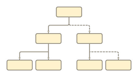 Flowchart diagram with connected rounded blocks. Clean infographic layout for business process,...