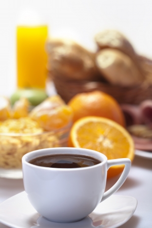 coffee  with breakfastの写真素材