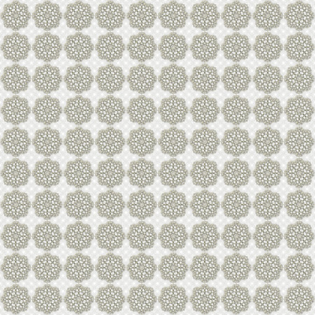 Golden over frozen pattern. Seamlessly tiled metallic-golden and frozen-white floral ornate pattern...
