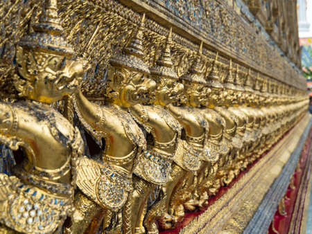 Garuda Wat Phra Kaew Bangkok Thailandの写真素材