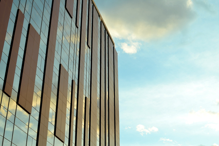 blue sky with buildingのeditorial素材