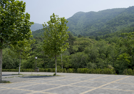 parking lotの写真素材