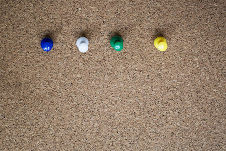 Push Pin on Cork Noticeboardの写真素材