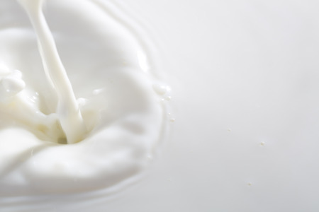 Pouring milk
