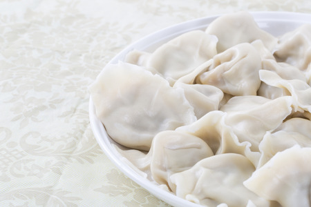 Close up of dumplingの写真素材