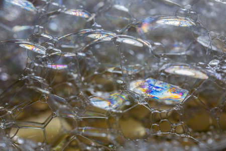 Bubbles in a glass of water