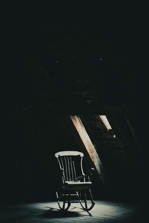 The Old Rocking Chairの写真素材