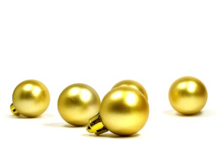 Christmas toys on the white isolate background    の写真素材