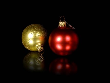 Christmas toys on the black background    の写真素材