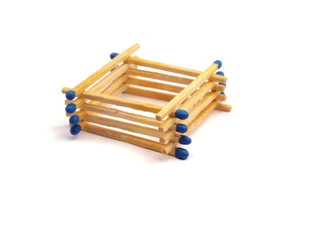 match on a white background 
   の写真素材