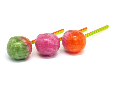  colorful lollypops on a white background
の写真素材