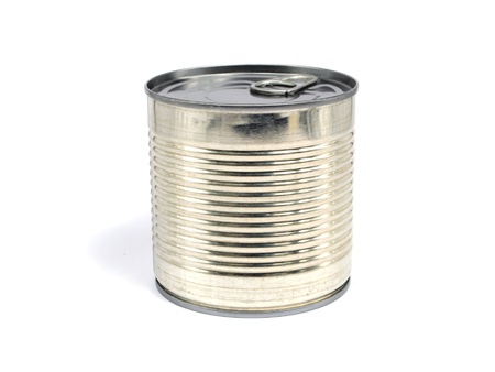 corn can on a white background   の写真素材