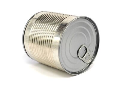 corn can on a white background   の写真素材