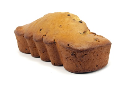 homemade dessert cake on a white background 
     の写真素材