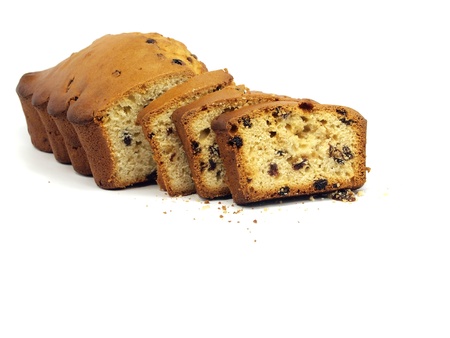 homemade dessert cake on a white background      の写真素材