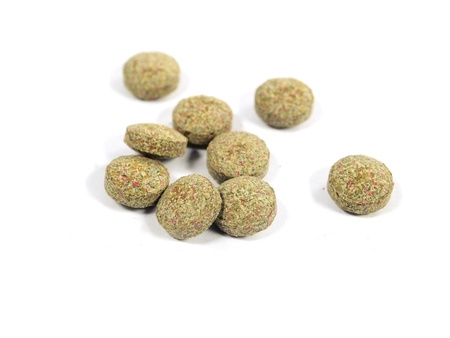 fish food for aquarium on a white background
 の写真素材