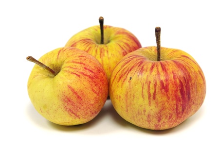 organic apple on a white background 
の写真素材