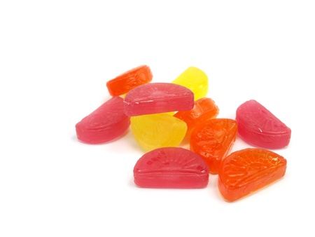 color sweets on a white background 
    の写真素材